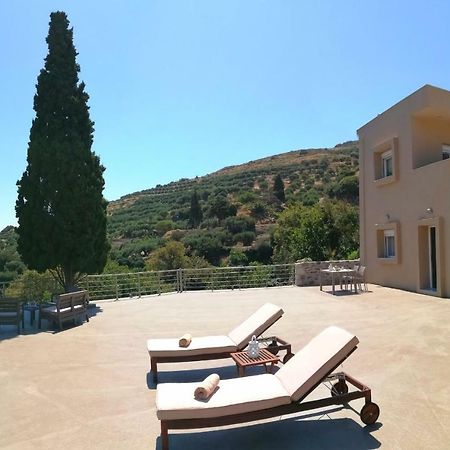 Villa Irini - Cretan Luxury Villa With Amazing View Paraspori  Eksteriør bilde