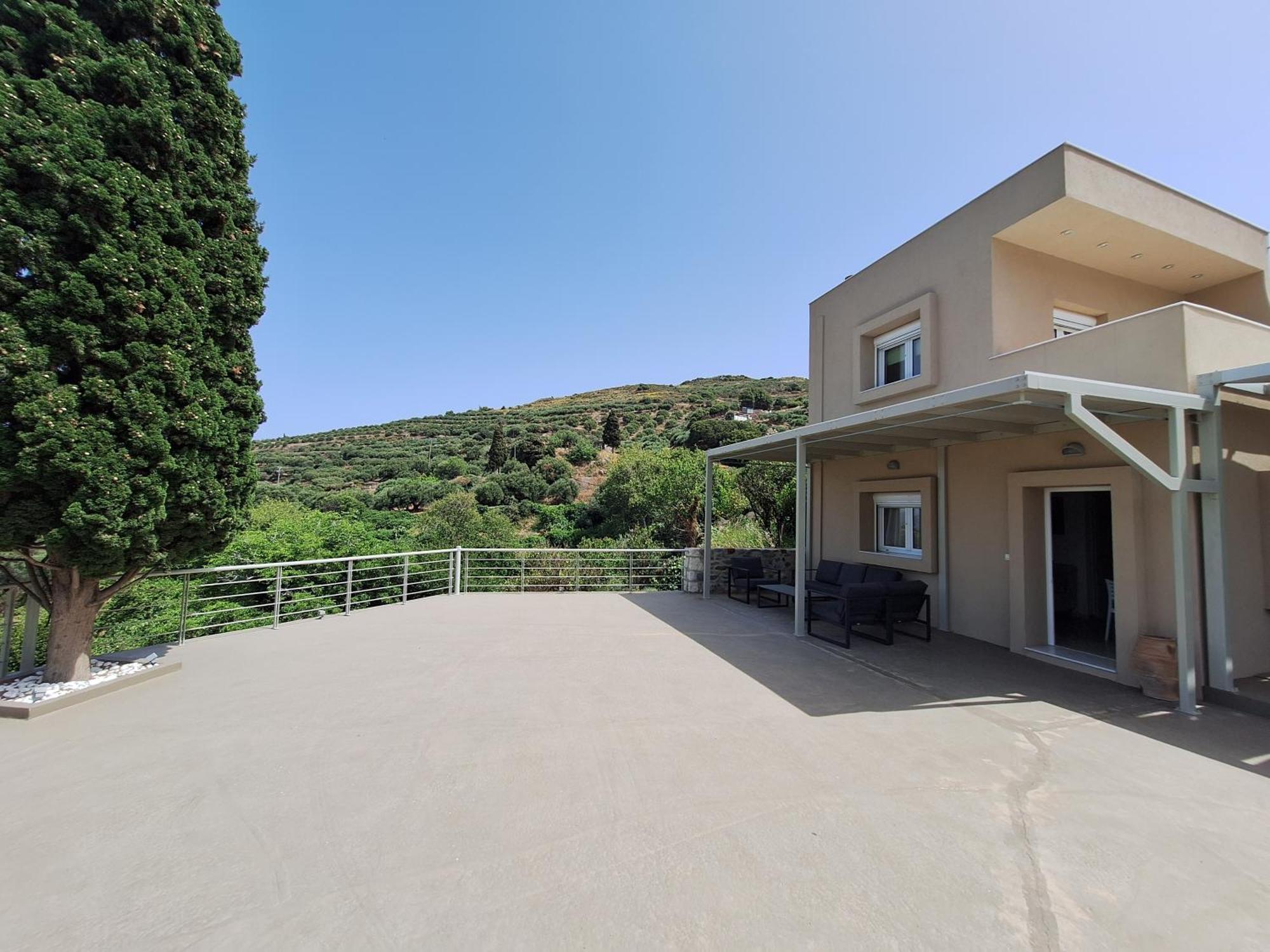 Villa Irini - Cretan Luxury Villa With Amazing View Paraspori  Eksteriør bilde