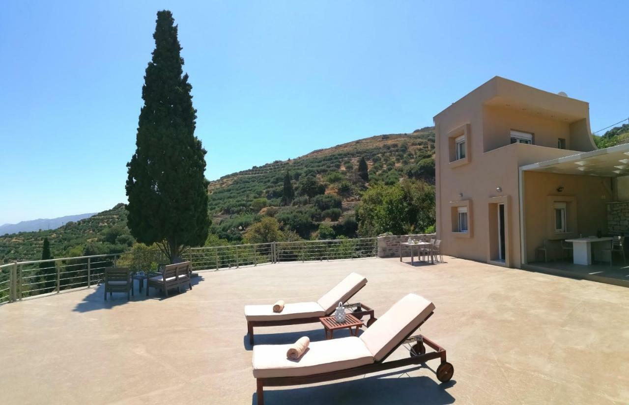 Villa Irini - Cretan Luxury Villa With Amazing View Paraspori  Eksteriør bilde