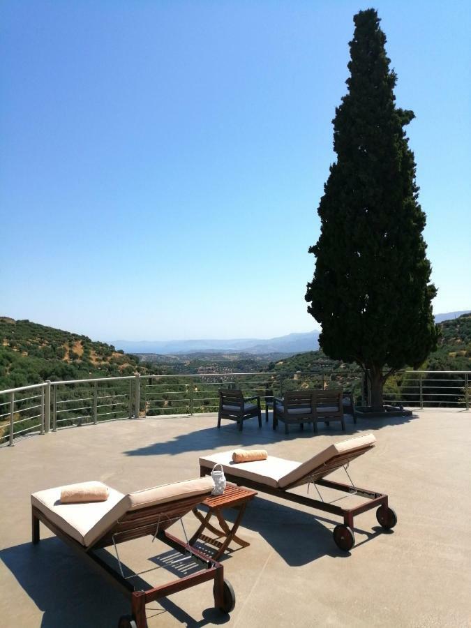 Villa Irini - Cretan Luxury Villa With Amazing View Paraspori  Eksteriør bilde