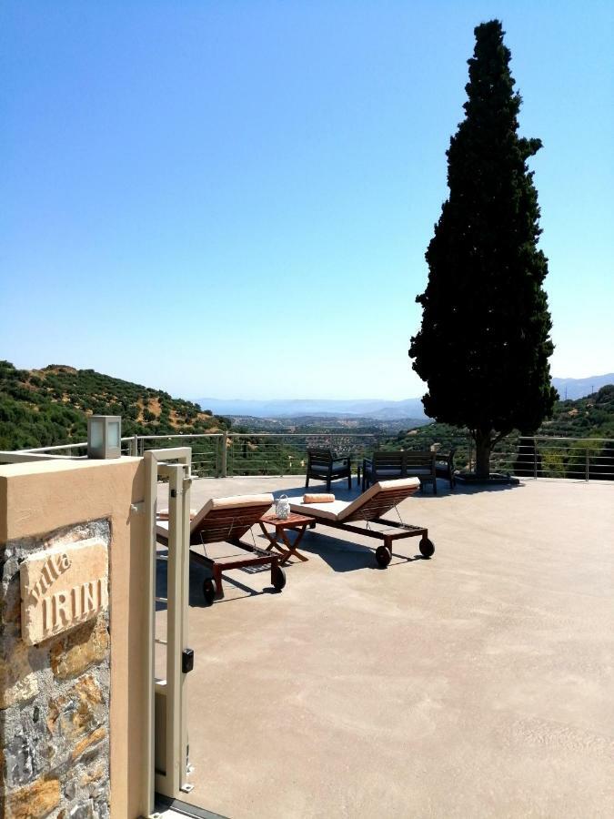 Villa Irini - Cretan Luxury Villa With Amazing View Paraspori  Eksteriør bilde